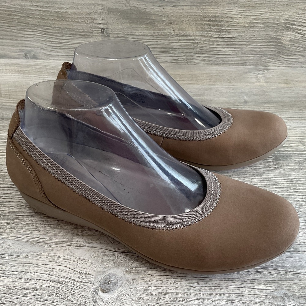 Dansko Kristin Ballet Career Flats 4622158500 Women's Size 7.5-8 US 38 EU Beige